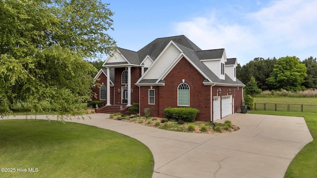 106 Cliffwell Dr, Goldsboro, NC 27530 - traditional-style home featuring brick siding and concrete driveway