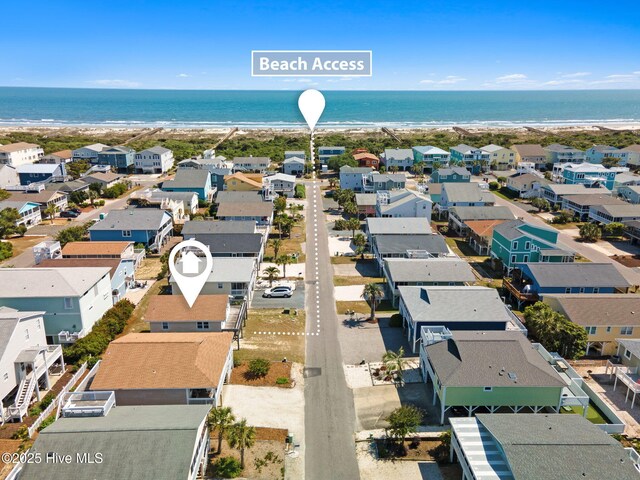 421 35th St, Sunset Beach, NC 28468 - aerial view of residential area featuring a large body of water