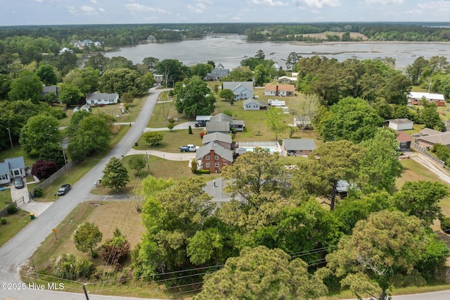 40 Eagle Rock Ln, Hubert, NC 28539 - aerial view featuring a water view