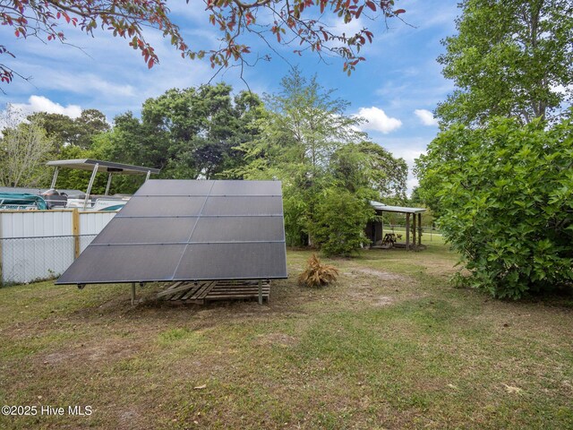 40 Eagle Rock Ln, Hubert, NC 28539 - view of yard with fence