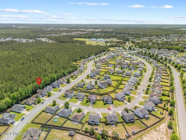 248 Seville St, Jacksonville, NC 28546 - aerial view of property's location with a forest and nearby suburban area