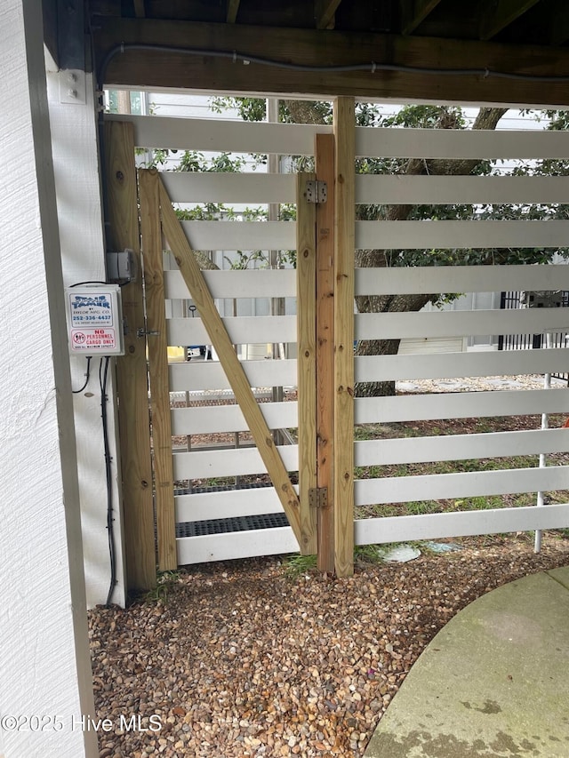 view of gate