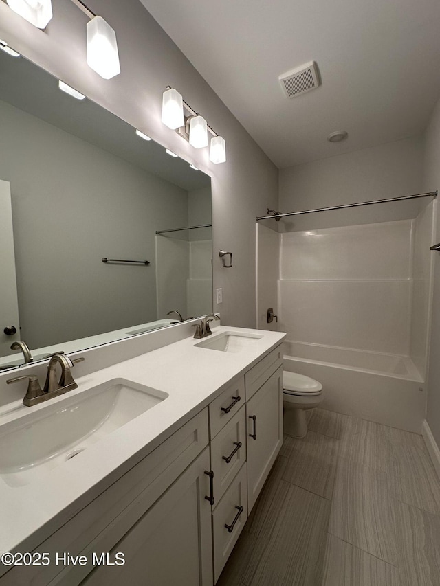 3157 Painted Turtle Loop Unit 37, Wilmington, NC 28409 - bathroom with double vanity and shower / bathtub combination