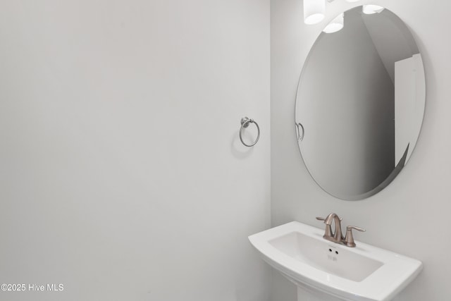 bathroom with a sink