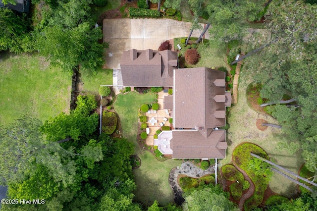 aerial view of property's location