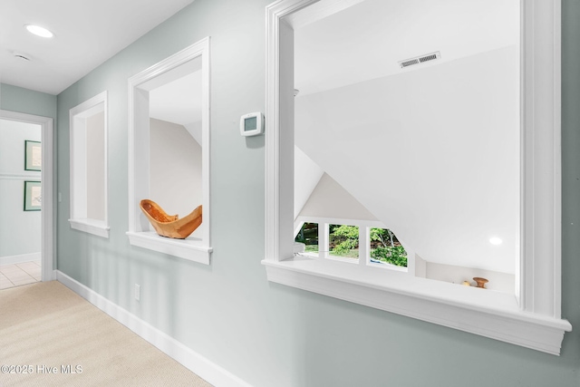 3504 Whimsy Way, Wilmington, NC 28411 - details featuring visible vents, recessed lighting, carpet, and baseboards