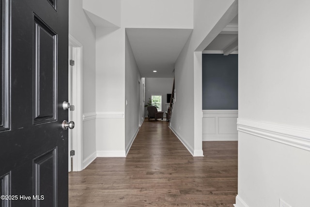 224 Pristine Ct, West End, NC 27376 - entrance foyer featuring wood finished floors and baseboards