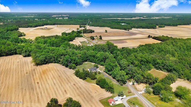 1171 Airport Rd, Pikeville, NC 27863 - bird's eye view featuring a view of trees