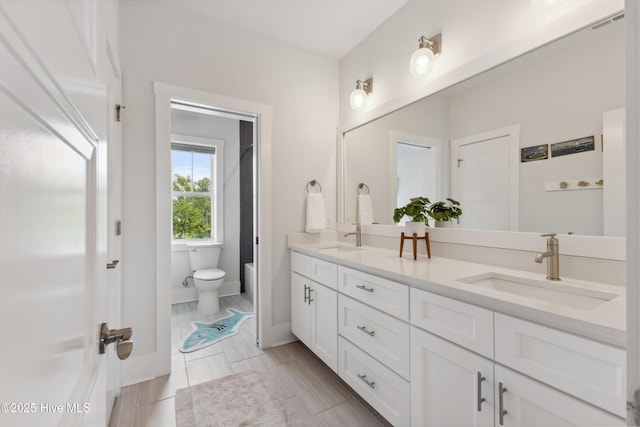 729 Waterstone Dr, Wilmington, NC 28411 - full bathroom with toilet and double vanity
