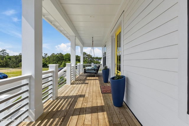 729 Waterstone Dr, Wilmington, NC 28411 - view of wooden deck