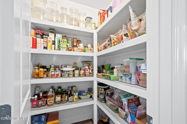 view of pantry