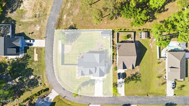 birds eye view of property featuring a residential view