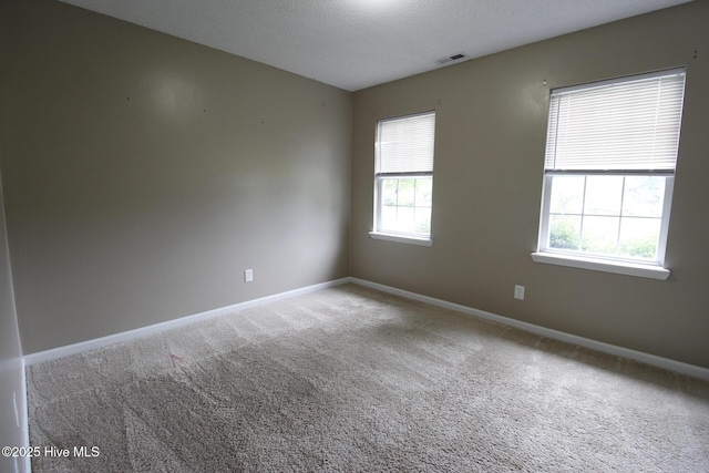 205 S Creek Dr, Jacksonville, NC 28540 - carpeted spare room featuring baseboards and a textured ceiling
