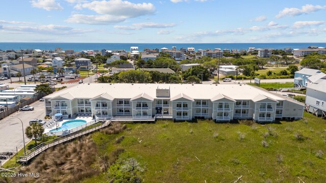 602 W Fort Macon Rd Unit 135, Atlantic Beach, NC 28512 - drone / aerial view featuring a water view