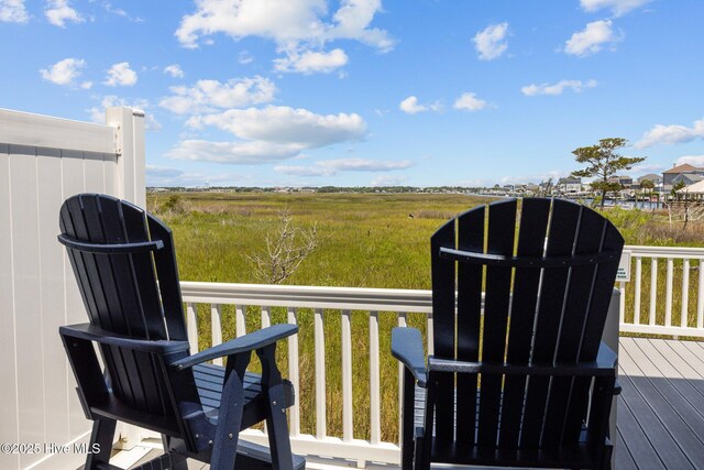 602 W Fort Macon Rd Unit 135, Atlantic Beach, NC 28512 - view of wooden deck