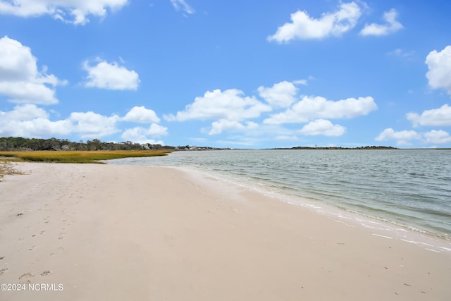 property view of water with a view of the beach