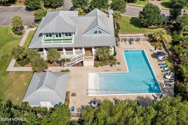 bird's eye view
