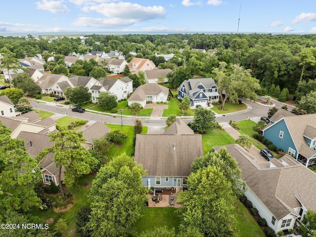 drone / aerial view featuring a residential view