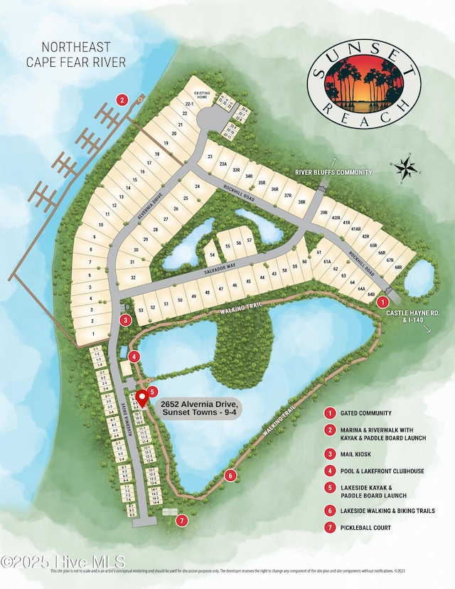 2652 Alvernia Dr, Castle Hayne, NC 28429 - map / location