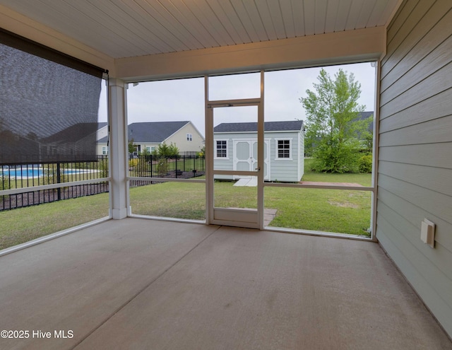 5225 National Garden Trl, Winnabow, NC 28479 - unfurnished sunroom with plenty of natural light