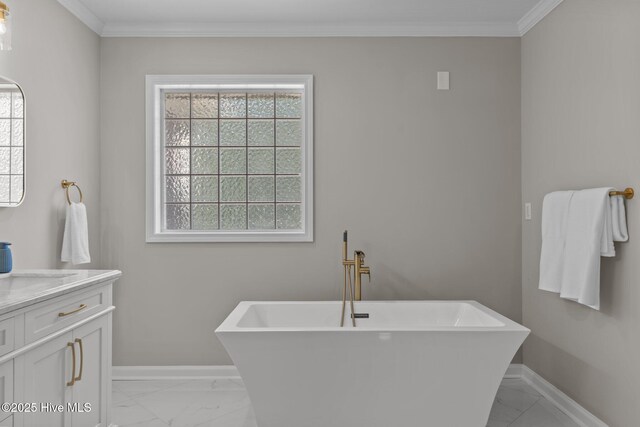113 Rockledge Rd, Wilmington, NC 28412 - bathroom featuring baseboards, marble finish floor, and plenty of natural light