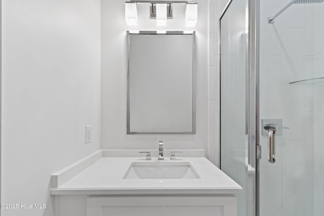 226 NE 64th St, Oak Island, NC 28465 - full bath featuring a stall shower and vanity