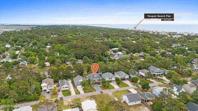 226 NE 64th St, Oak Island, NC 28465 - view of property location with a nearby body of water and nearby suburban area