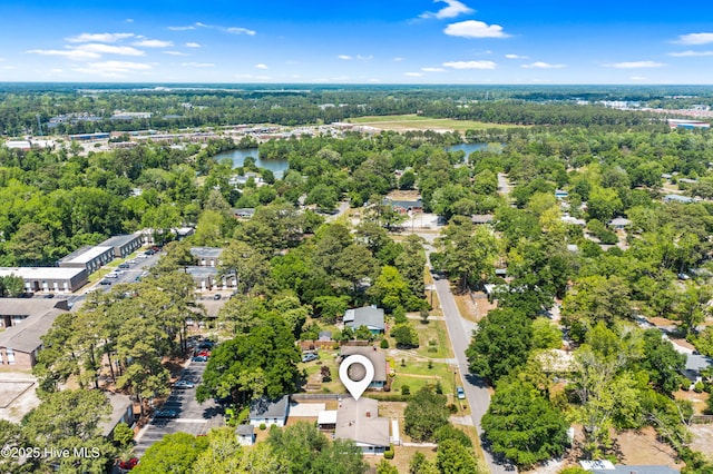 814 Latimer Dr, Wilmington, NC 28403 - bird's eye view of a nearby body of water and a tree filled landscape