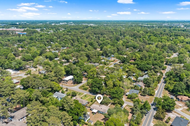 814 Latimer Dr, Wilmington, NC 28403 - bird's eye view of a heavily wooded area