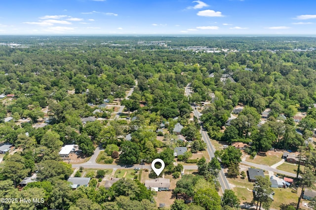 814 Latimer Dr, Wilmington, NC 28403 - drone / aerial view of a heavily wooded area