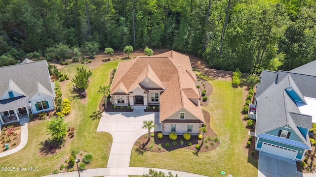 drone / aerial view