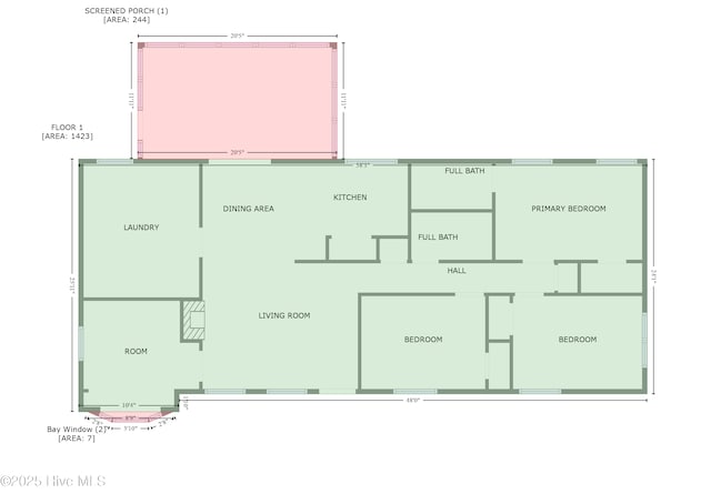 107 Palmetta Dr, Newport, NC 28570 - floor plan