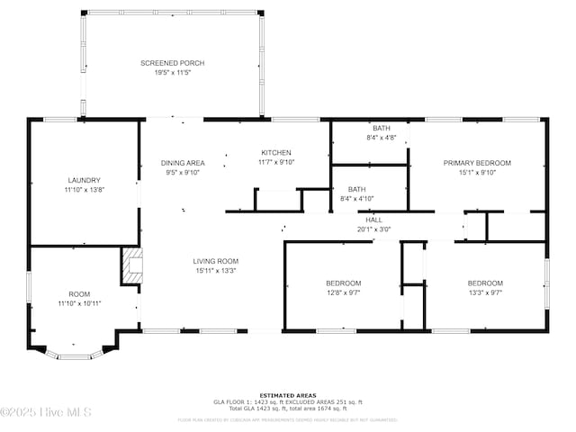 107 Palmetta Dr, Newport, NC 28570 - floor plan