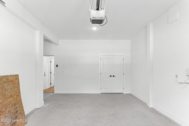 322 NE 50th St, Oak Island, NC 28465 - interior space with baseboards and finished concrete floors