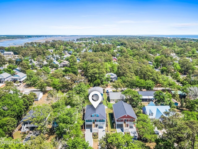 322 NE 50th St, Oak Island, NC 28465 - birds eye view of property featuring a residential view