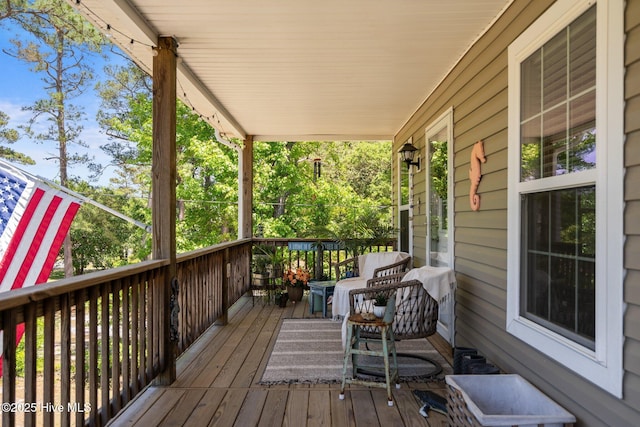 view of deck