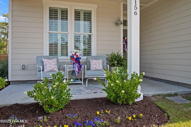 view of patio / terrace with covered porch