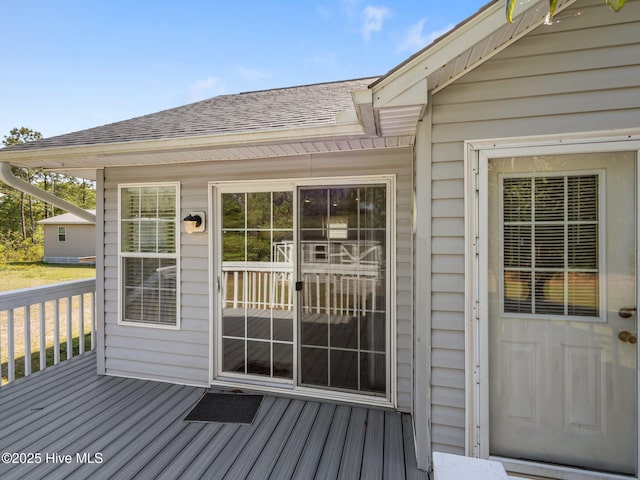 305 Cottontail Run, Newport, NC 28570 - view of deck