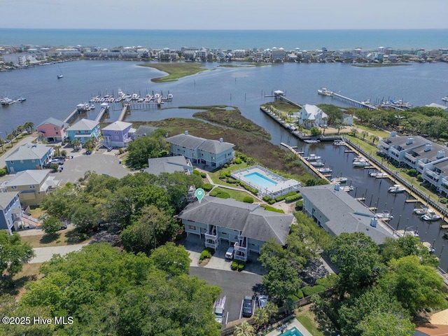 109 Teakwood Dr Unit 802, Carolina Beach, NC 28428 - bird's eye view of a nearby body of water