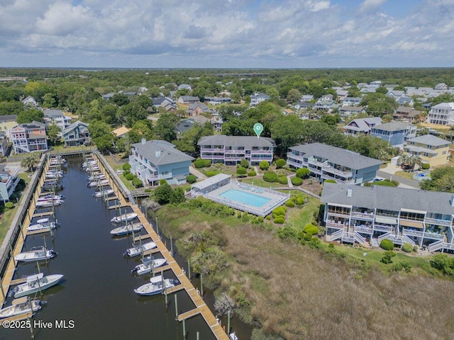 109 Teakwood Dr Unit 802, Carolina Beach, NC 28428 - bird's eye view of a nearby body of water