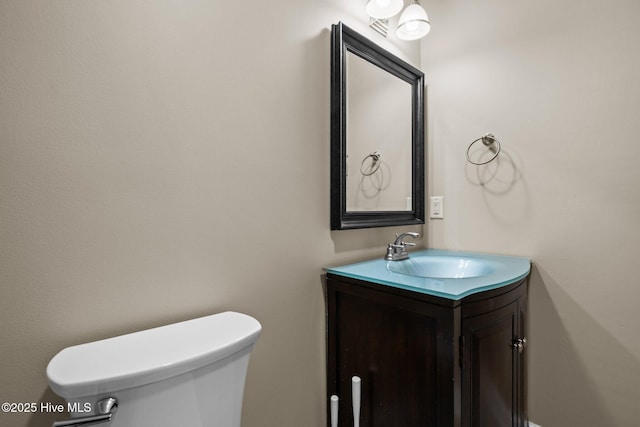 308 E Ashe St, Burgaw, NC 28425 - bathroom featuring toilet and vanity