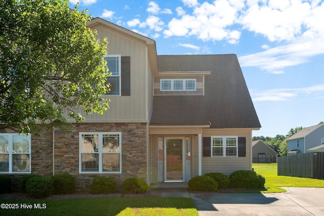 2202 Sweet Bay Dr Unit B, Greenville, NC 27834 - view of front of home featuring stone siding