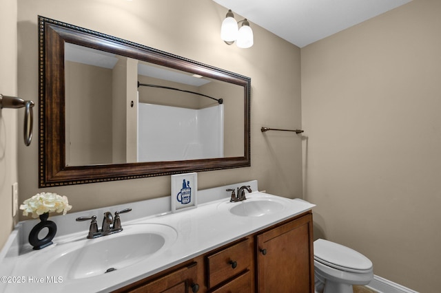 2202 Sweet Bay Dr Unit B, Greenville, NC 27834 - full bath featuring toilet and double vanity