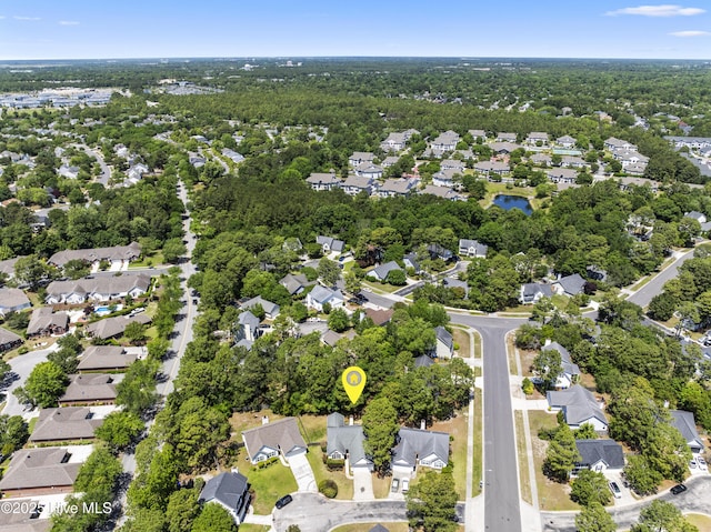 birds eye view of property featuring a residential view
