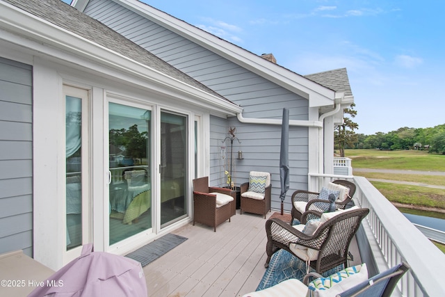 1710 Deerfield Ct SW Unit 4A, Ocean Isle Beach, NC 28469 - view of deck