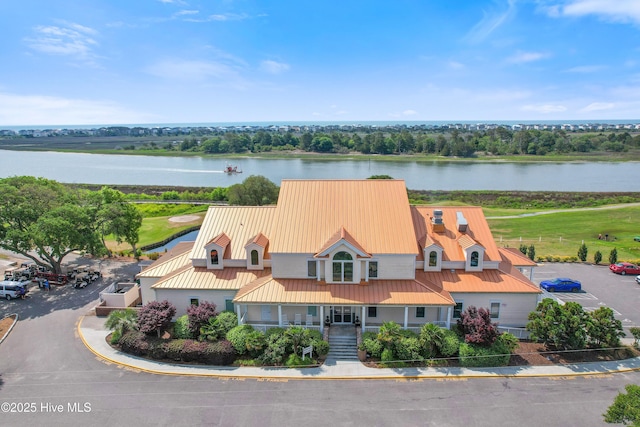 1710 Deerfield Ct SW Unit 4A, Ocean Isle Beach, NC 28469 - view of subject property with a large body of water and a local golf course