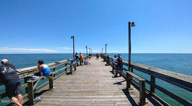 1710 Deerfield Ct SW Unit 4A, Ocean Isle Beach, NC 28469 - dock featuring a water view