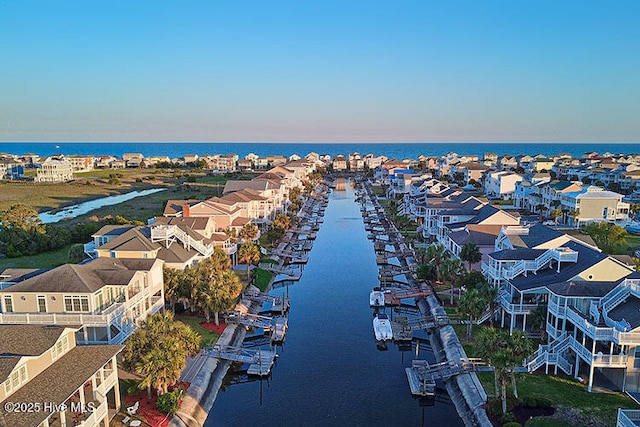 1710 Deerfield Ct SW Unit 4A, Ocean Isle Beach, NC 28469 - aerial view of residential area with a large body of water