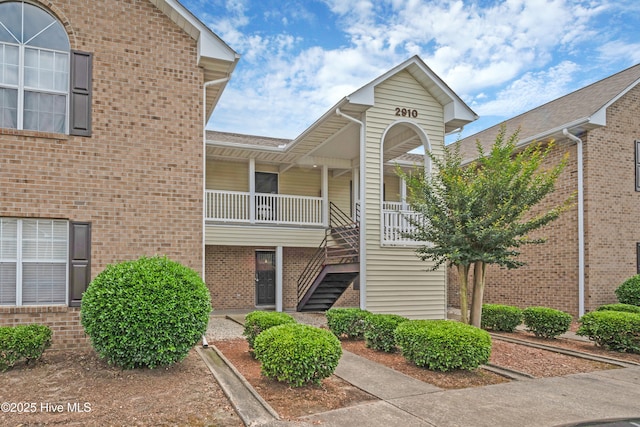 2910 Mulberry Ln Unit B, Greenville, NC 27858 - view of building exterior with stairway