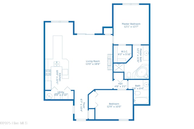 2910 Mulberry Ln Unit B, Greenville, NC 27858 - view of floor plan / room layout